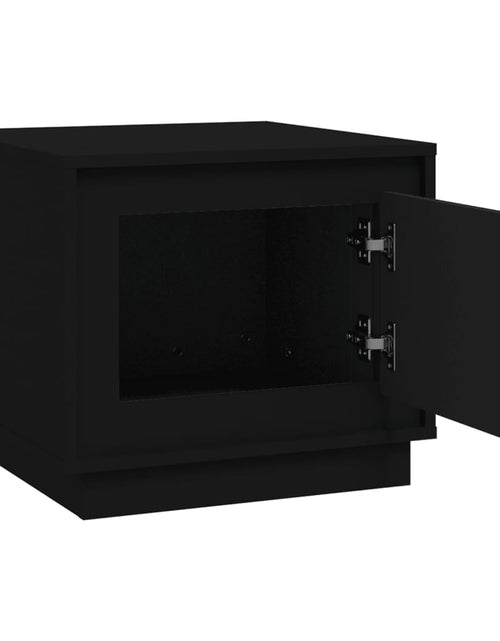 Încărcați imaginea în vizualizatorul Galerie, Măsuță de cafea, negru, 51x50x44 cm, lemn prelucrat Lando - Lando
