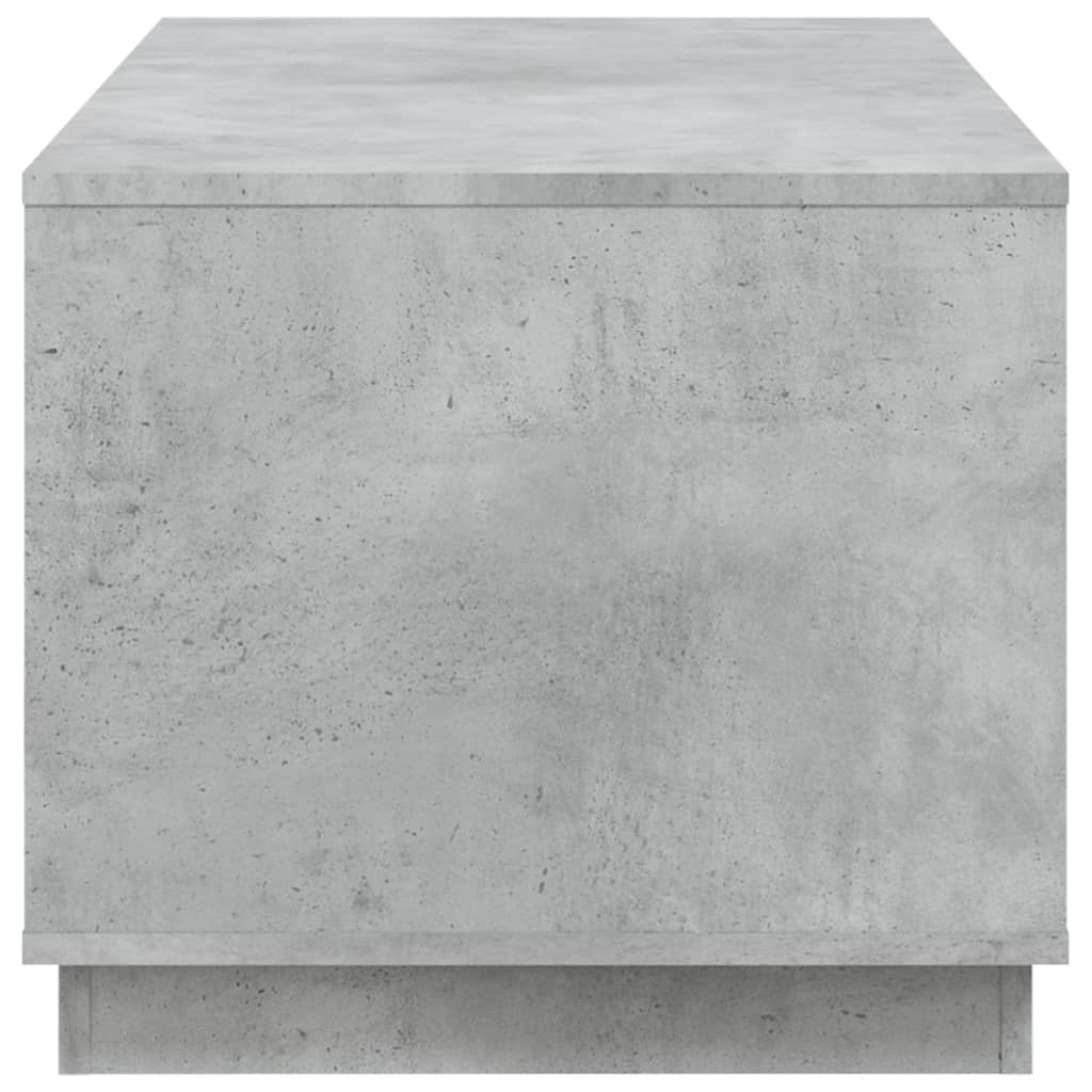 Măsuță de cafea, gri beton, 102x50x44 cm, lemn prelucrat Lando - Lando