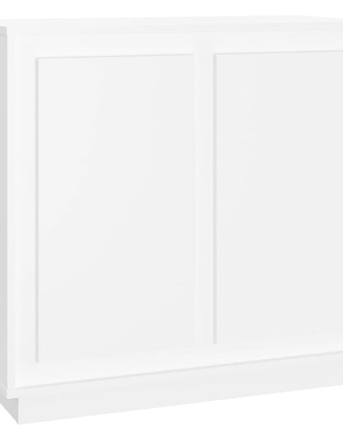 Încărcați imaginea în vizualizatorul Galerie, Servantă, alb, 80x34x75 cm, lemn prelucrat Lando - Lando
