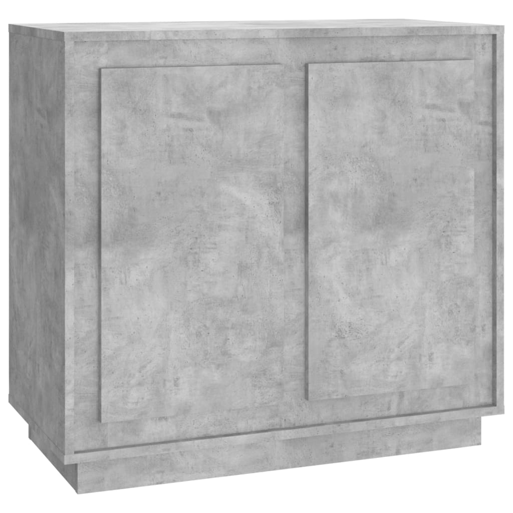 Servantă, gri beton, 80x34x75 cm, lemn prelucrat Lando - Lando