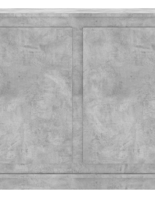 Încărcați imaginea în vizualizatorul Galerie, Servantă, gri beton, 80x34x75 cm, lemn prelucrat Lando - Lando
