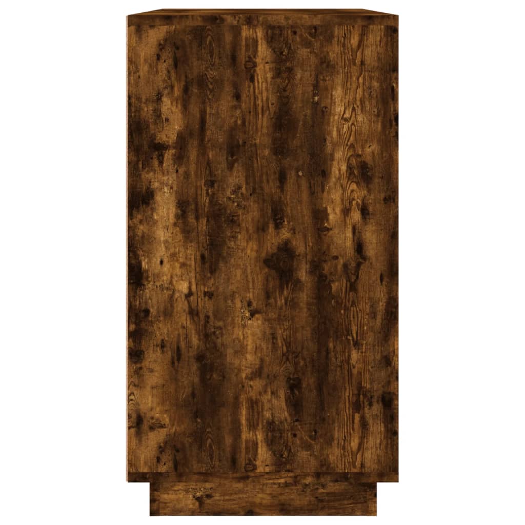 Servantă, stejar fumuriu, 80x34x75 cm, lemn compozit Lando - Lando