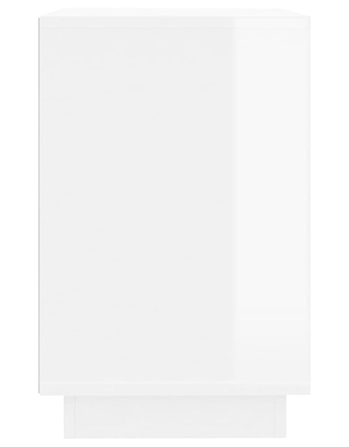 Încărcați imaginea în vizualizatorul Galerie, Servantă, alb extralucios, 102x35x60 cm, lemn prelucrat - Lando

