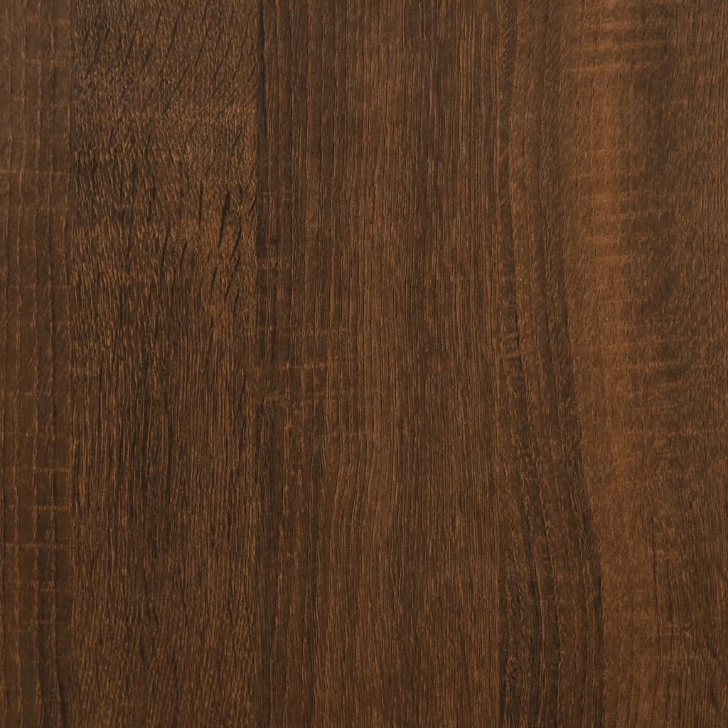 Cadru de pat, stejar maro, 160x200 cm, lemn prelucrat - Lando