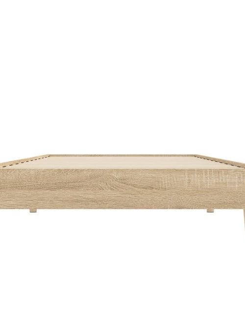 Încărcați imaginea în vizualizatorul Galerie, Cadru de pat, stejar sonoma, 75x190 cm, lemn prelucrat - Lando
