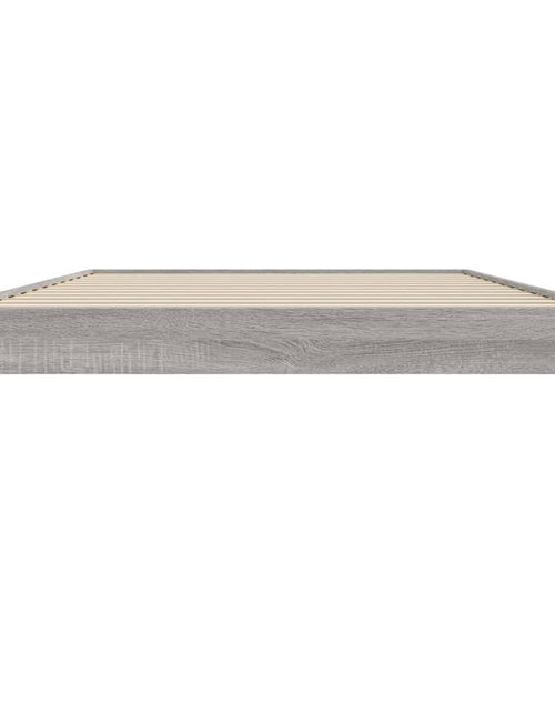 Încărcați imaginea în vizualizatorul Galerie, Cadru de pat, gri sonoma, 100x200 cm, lemn prelucrat - Lando
