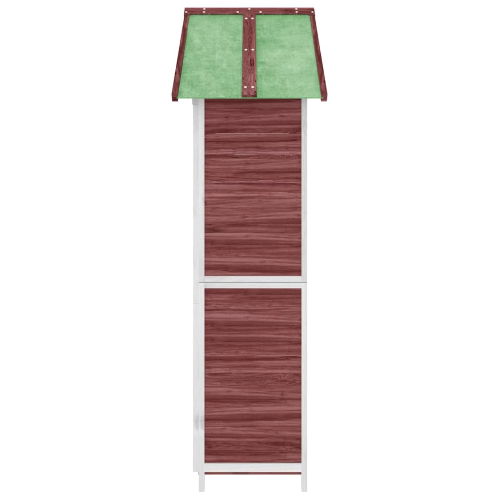 Magazie de unelte grădină cafeniu 89x52,5x175 cm lemn masiv pin Lando - Lando