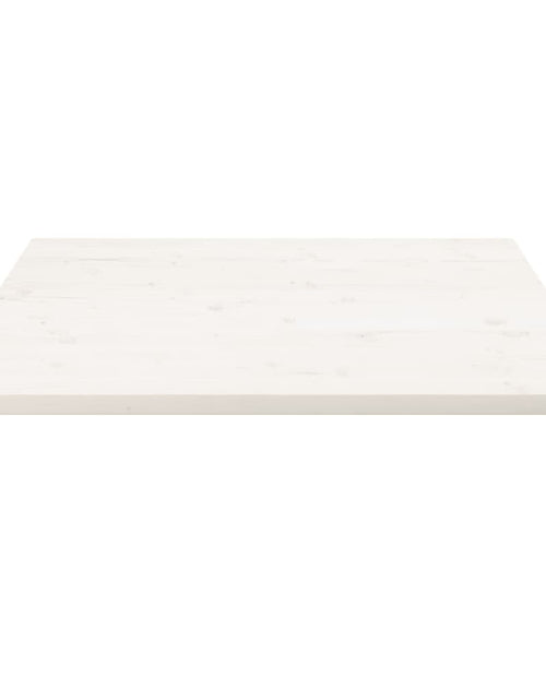Încărcați imaginea în vizualizatorul Galerie, Blat de masă, alb, 80x80x2,5 cm, lemn masiv de pin, pătrat - Lando

