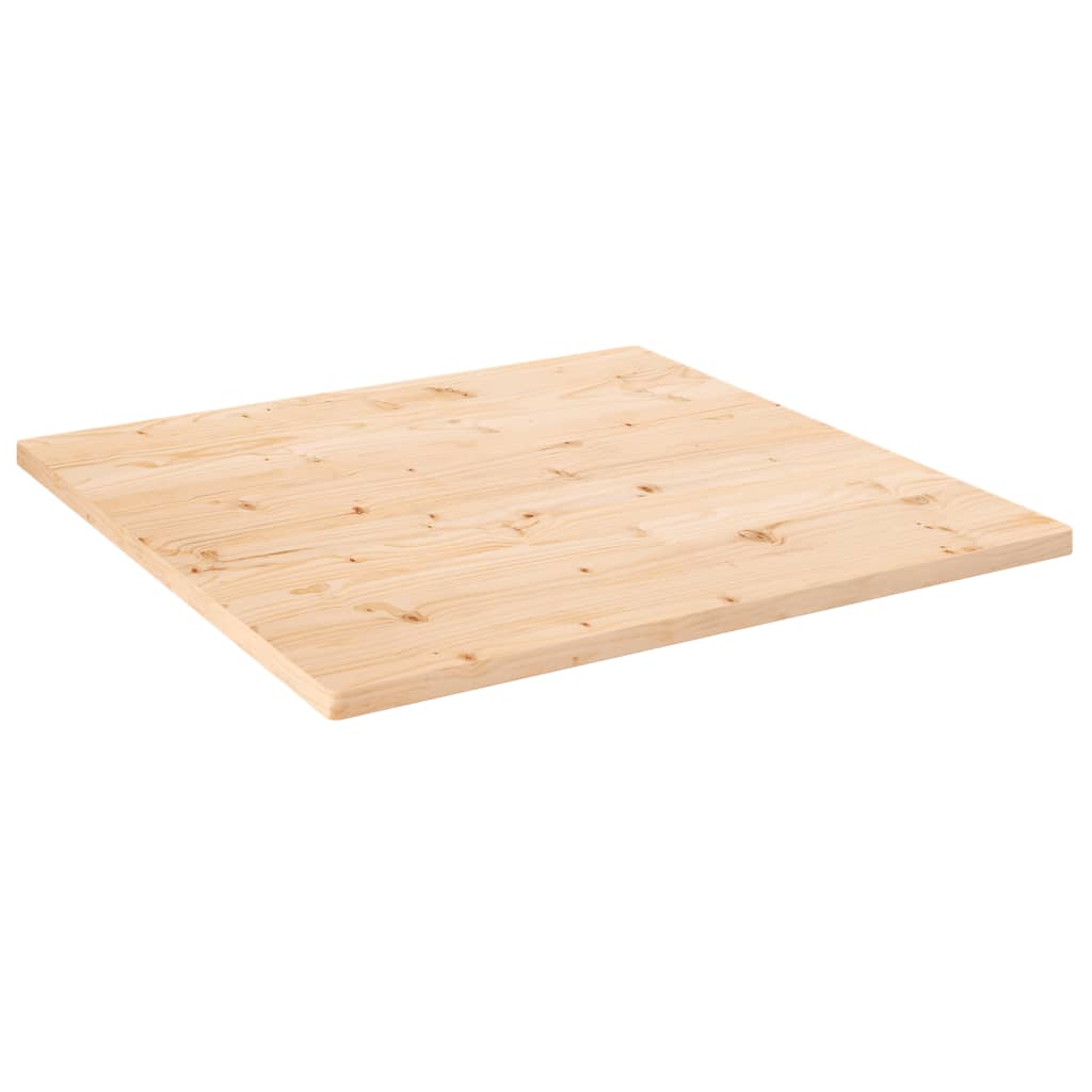 Blat de masă, 90x90x2,5 cm, lemn masiv de pin, pătrat - Lando