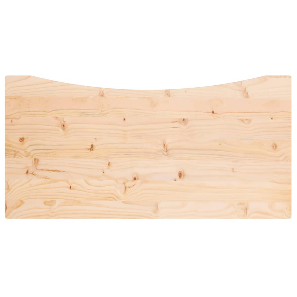 Blat de birou, 100x60x2,5 cm, lemn masiv de pin - Lando