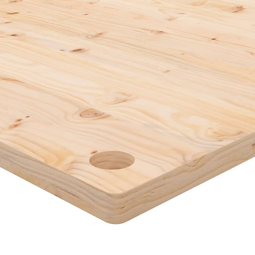 Blat de birou, 100x50x2,5 cm, lemn masiv de pin - Lando