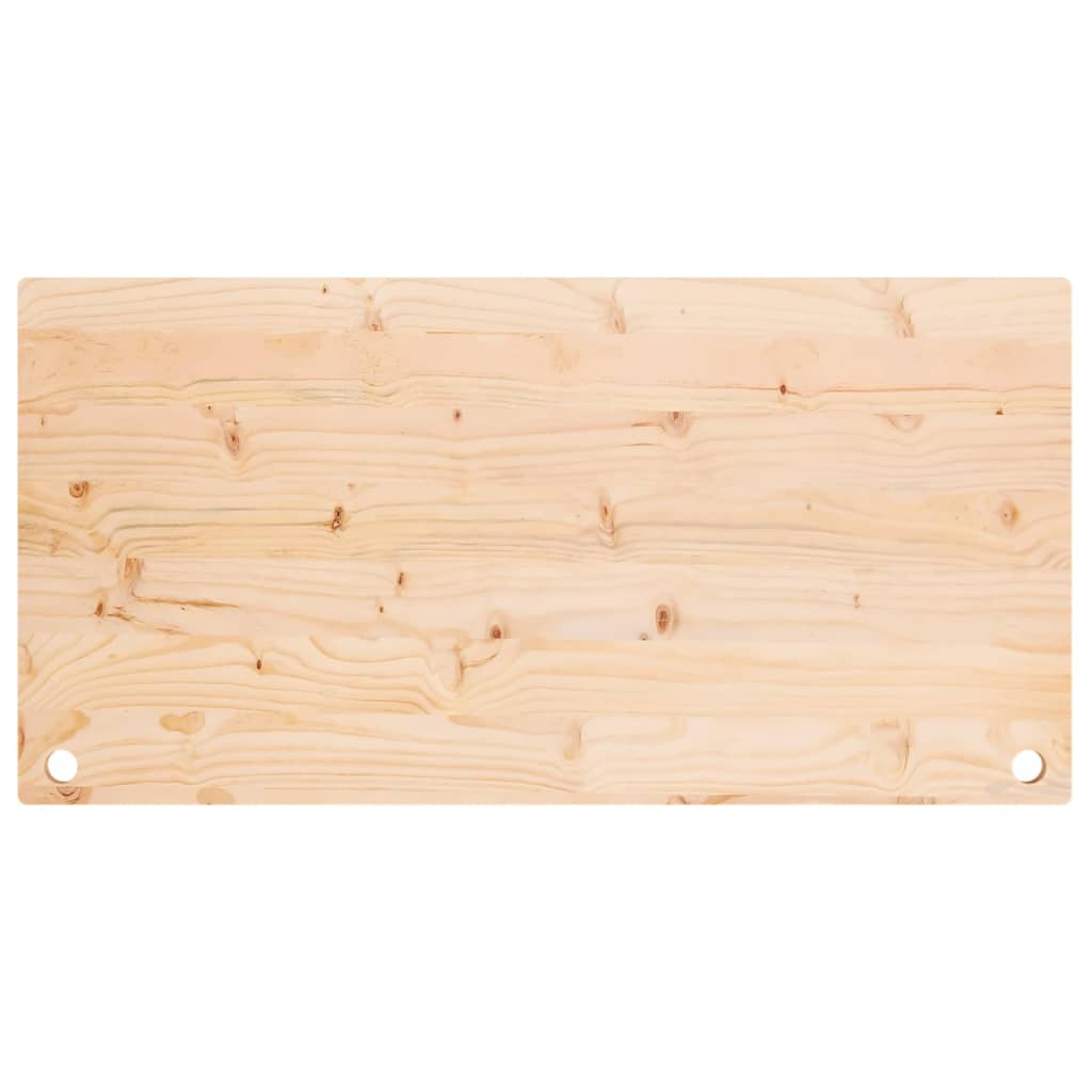 Blat de birou, 100x60x2,5 cm, lemn masiv de pin - Lando