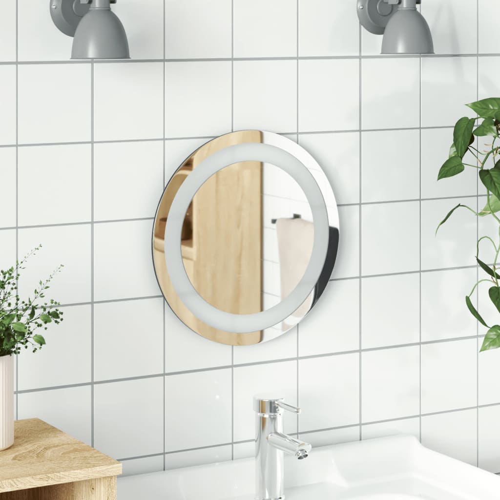 Oglindă de baie cu LED, 30 cm, rotundă Lando - Lando