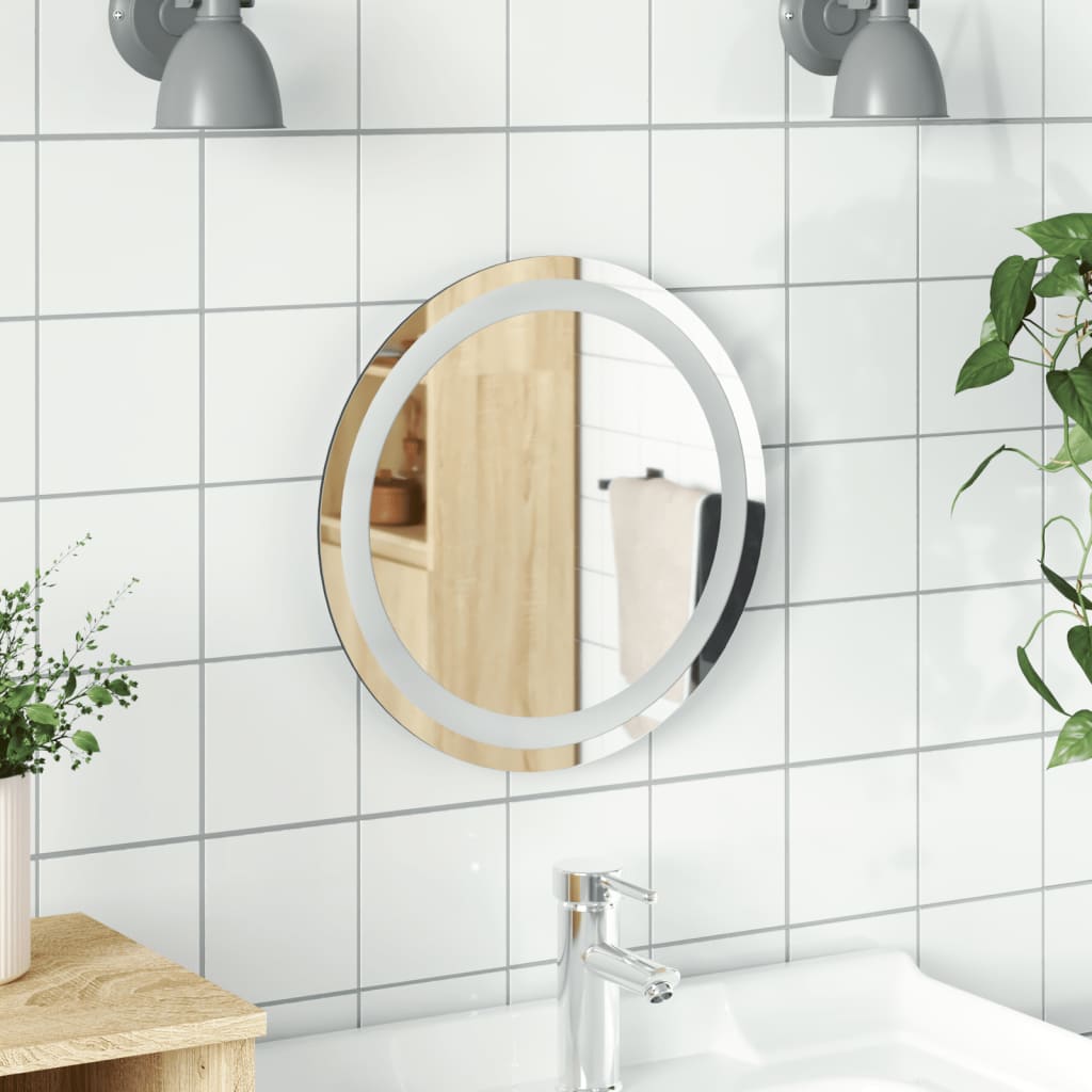 Oglindă de baie cu LED, 40 cm, rotundă Lando - Lando