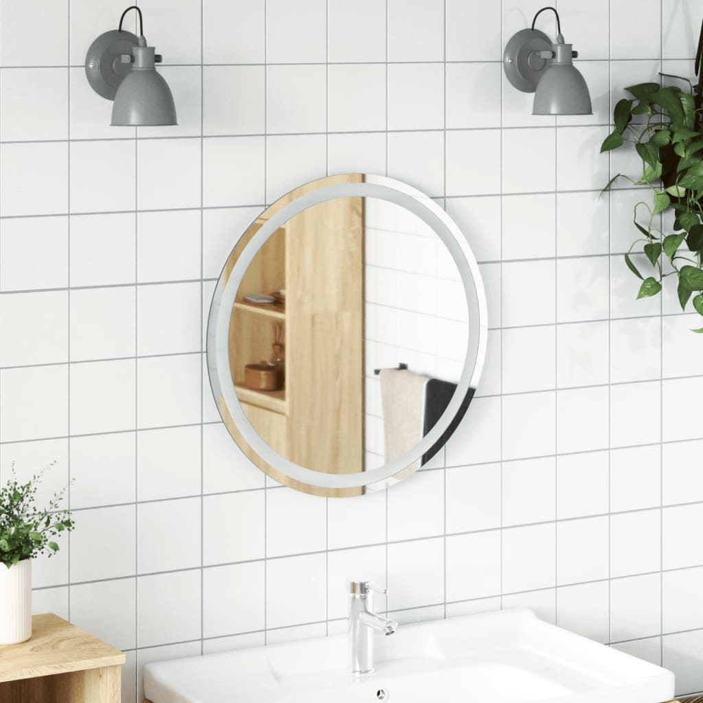 Oglindă de baie cu LED, 60 cm, rotundă Lando - Lando