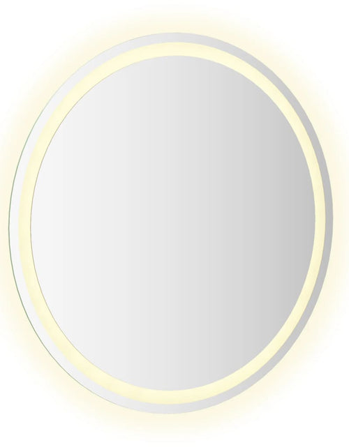 Încărcați imaginea în vizualizatorul Galerie, Oglindă de baie cu LED, 70 cm, rotundă Lando - Lando
