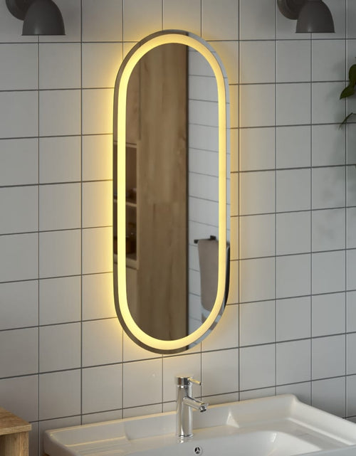 Încărcați imaginea în vizualizatorul Galerie, Oglindă de baie cu LED, 90x40 cm, ovală Lando - Lando
