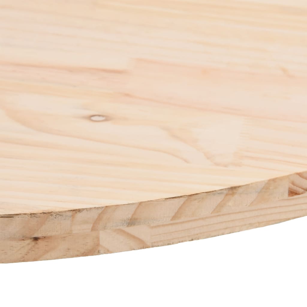 Blat de masă, 60x30x2,5 cm, lemn masiv de pin, oval - Lando