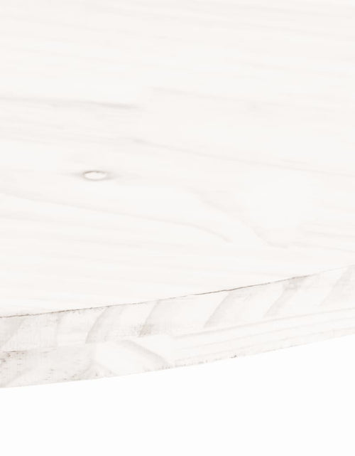 Încărcați imaginea în vizualizatorul Galerie, Blat de masă, alb, 100x50x2,5 cm, lemn masiv de pin, oval - Lando
