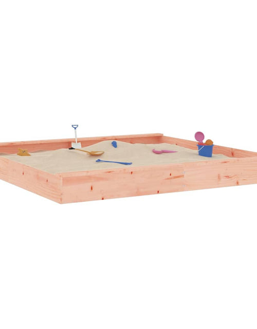 Încărcați imaginea în vizualizatorul Galerie, Cutie de nisip pătrată cu scaune, lemn masiv douglas - Lando

