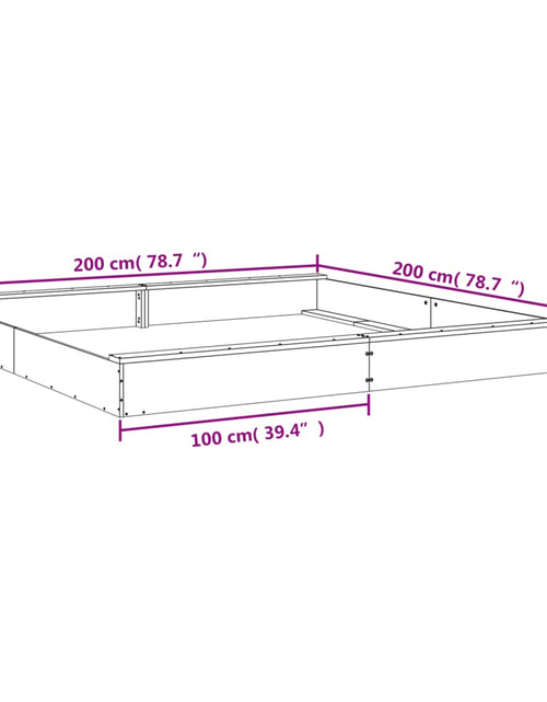Încărcați imaginea în vizualizatorul Galerie, Cutie de nisip pătrată cu scaune, lemn masiv douglas - Lando
