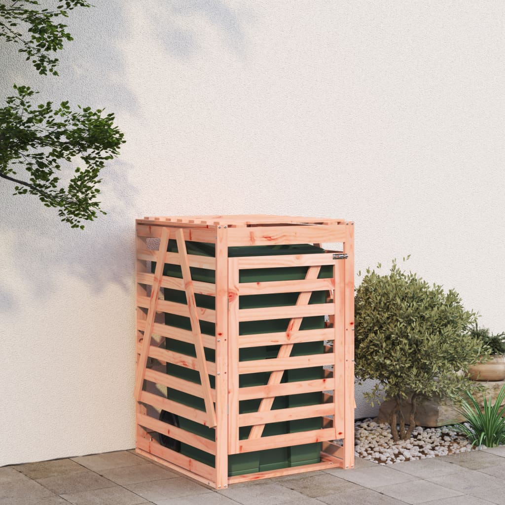 Depozitare coș de gunoi, 84x90x128,5 cm, lemn masiv douglas - Lando