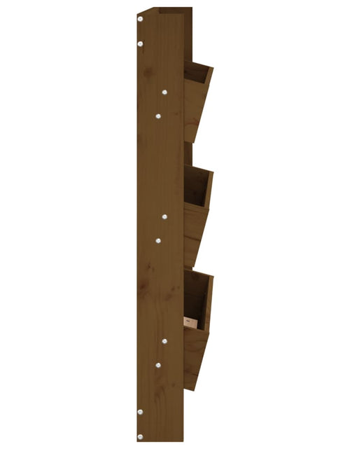 Загрузите изображение в средство просмотра галереи, Jardinieră de perete cu 3 niveluri maro miere lemn pin - Lando
