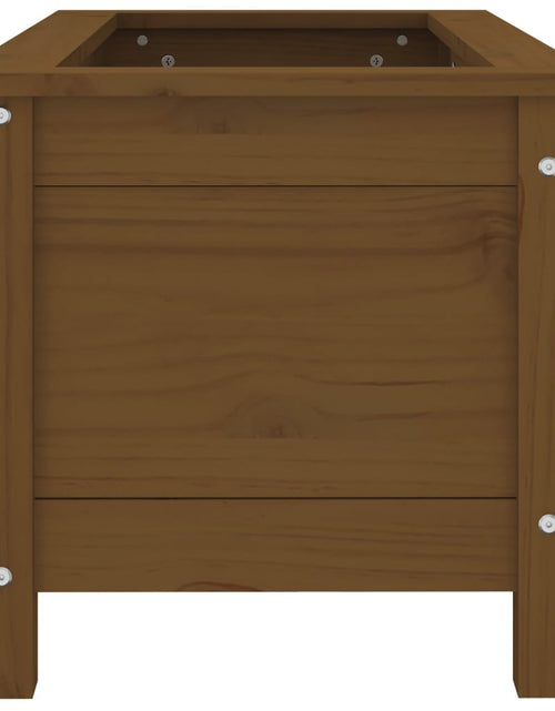 Загрузите изображение в средство просмотра галереи, Jardinieră de grădină, maro miere, 82,5x40x39 cm lemn masiv pin - Lando
