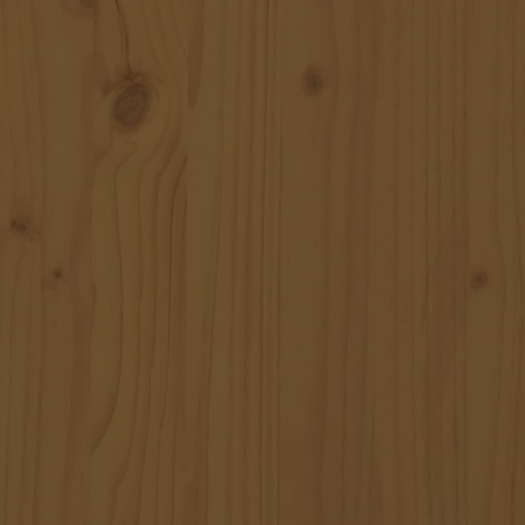 Strat înălțat grădină maro miere 119,5x40x39 cm lemn masiv pin - Lando