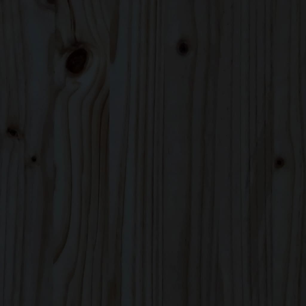 Scaune de bar, 2 buc., negru, 40x42x120 cm, lemn masiv de pin - Lando