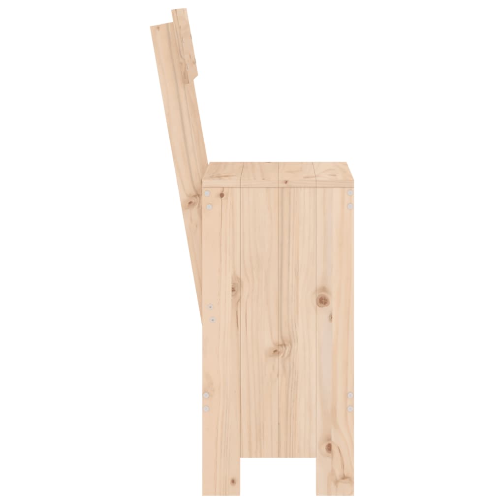 Taburete de bar, 2 buc., 40x48,5x115,5 cm, lemn masiv de pin - Lando