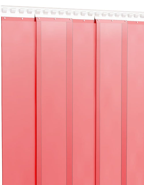 Загрузите изображение в средство просмотра галереи, Perdea pentru ușă, roșu, 300 mmx2,6 mm 10 m, PVC - Lando

