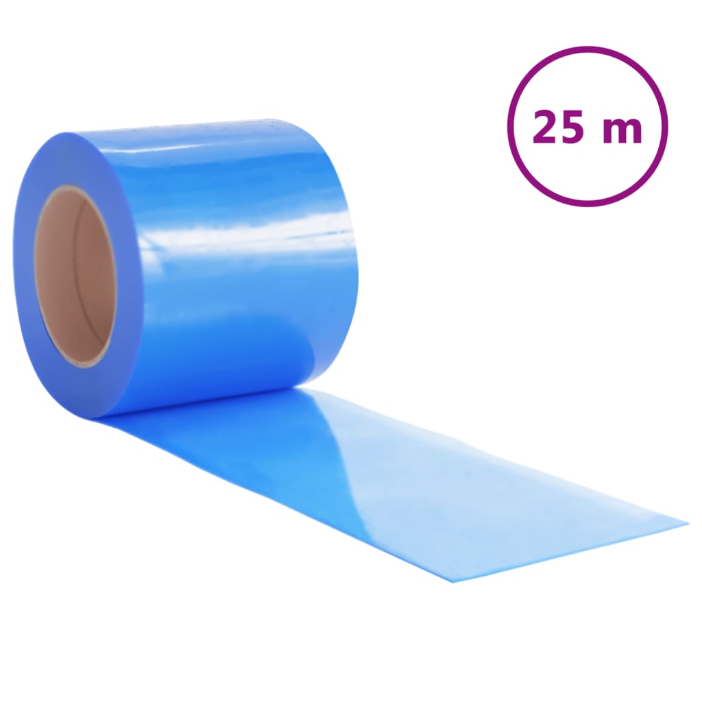 Perdea pentru ușă, albastru, 200 mmx1,6 mm 25 m, PVC - Lando