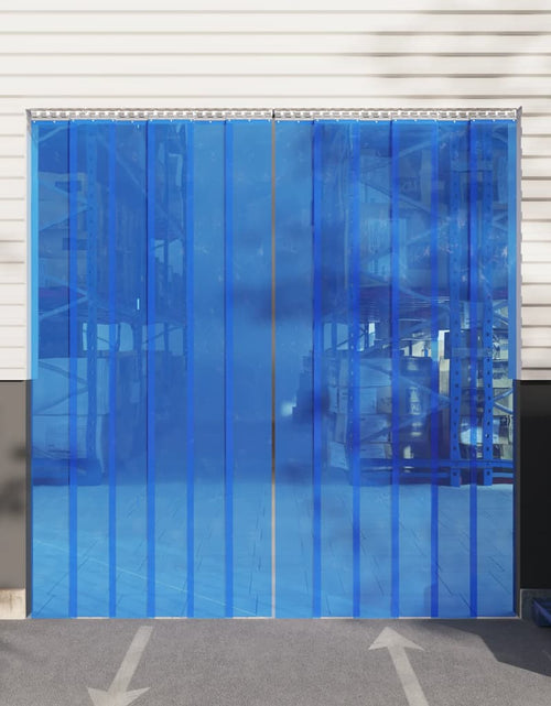 Încărcați imaginea în vizualizatorul Galerie, Perdea pentru ușă, albastru, 200 mmx1,6 mm 25 m, PVC - Lando
