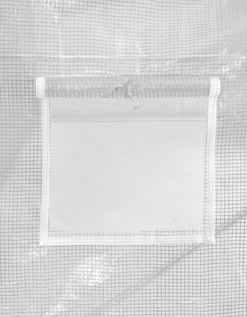Загрузите изображение в средство просмотра галереи, Seră cu cadru din oțel, alb, 10 m², 5x2x2,3 m - Lando
