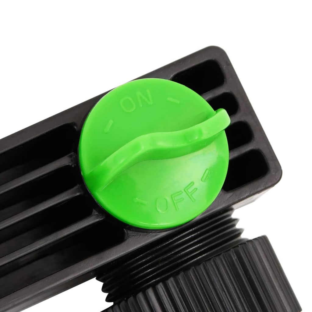 Adaptor pentru robinet 4 căi verde/negru 19,5x6x11 cm ABS și PP Lando - Lando