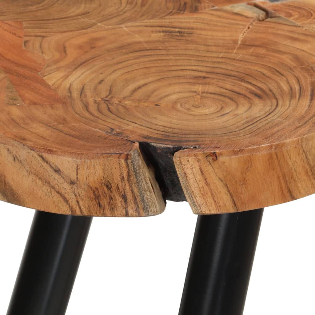 Masă de bar din buștean, 90x54x105 cm, lemn masiv de acacia - Lando