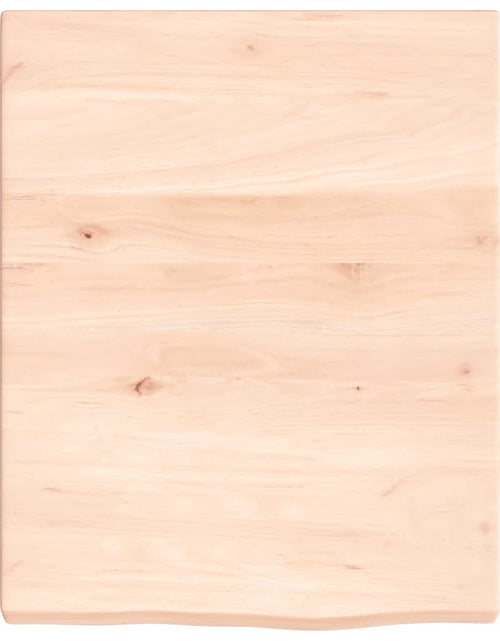 Загрузите изображение в средство просмотра галереи, Poliță de perete, 40x50x4 cm, lemn masiv de stejar netratat Lando - Lando
