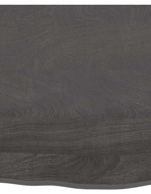 Загрузите изображение в средство просмотра галереи, Raft de perete gri închis 60x60x4 cm lemn masiv stejar tratat Lando - Lando

