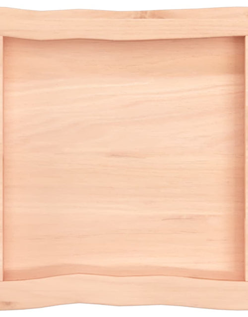 Încărcați imaginea în vizualizatorul Galerie, Blat masă 40x40x4 cm lemn masiv stejar netratat contur organic - Lando
