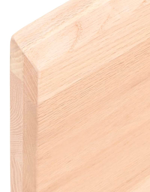 Загрузите изображение в средство просмотра галереи, Blat masă 60x40x4 cm lemn masiv stejar netratat contur organic - Lando
