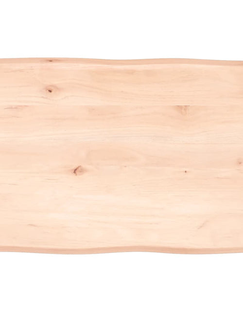 Încărcați imaginea în vizualizatorul Galerie, Blat masă 60x40x6 cm lemn masiv stejar netratat contur organic - Lando
