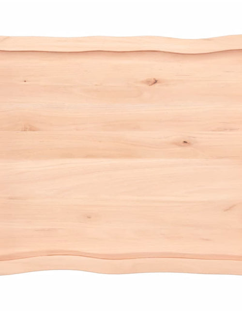 Încărcați imaginea în vizualizatorul Galerie, Blat masă 80x60x4 cm lemn masiv stejar netratat contur organic - Lando
