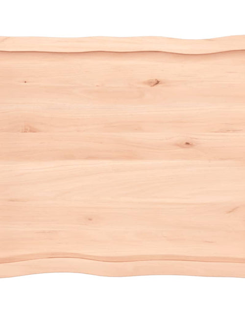 Încărcați imaginea în vizualizatorul Galerie, Blat masă 80x60x6 cm lemn masiv stejar netratat contur organic - Lando
