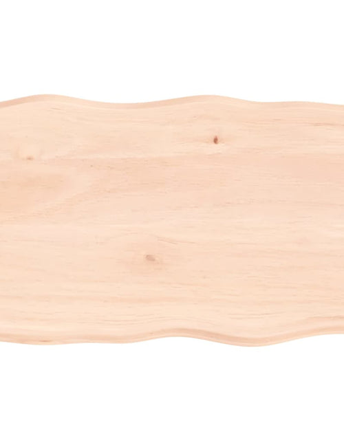 Încărcați imaginea în vizualizatorul Galerie, Blat masă 100x60x4 cm lemn masiv stejar netratat contur organic - Lando
