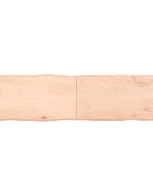 Încărcați imaginea în vizualizatorul Galerie, Blat masă 160x40x4 cm lemn masiv stejar netratat contur organic - Lando
