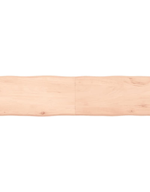 Încărcați imaginea în vizualizatorul Galerie, Blat masă 180x40x4 cm lemn masiv stejar netratat contur organic - Lando
