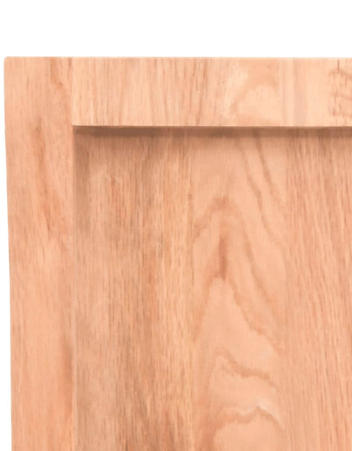 Загрузите изображение в средство просмотра галереи, Blat masă, 40x40x4 cm, maro, lemn stejar tratat contur organic - Lando
