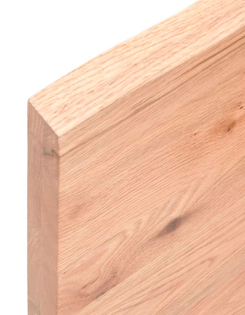Încărcați imaginea în vizualizatorul Galerie, Blat masă, 40x40x4 cm, maro, lemn stejar tratat contur organic - Lando
