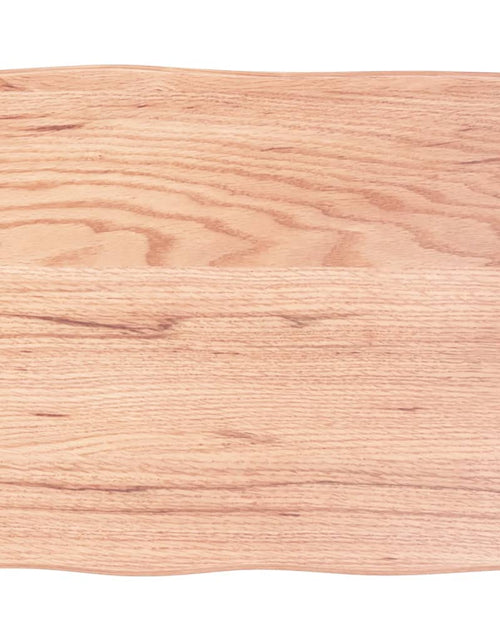 Încărcați imaginea în vizualizatorul Galerie, Blat masă, 60x50x2 cm, maro, lemn stejar tratat contur organic - Lando
